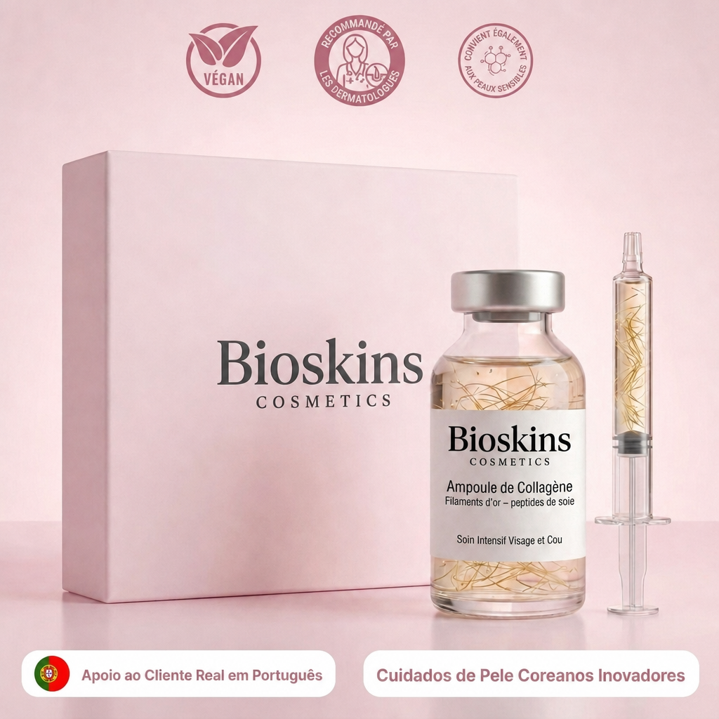 Sérum Coreano Efeito Lifting Bioskins com seringa cosmética