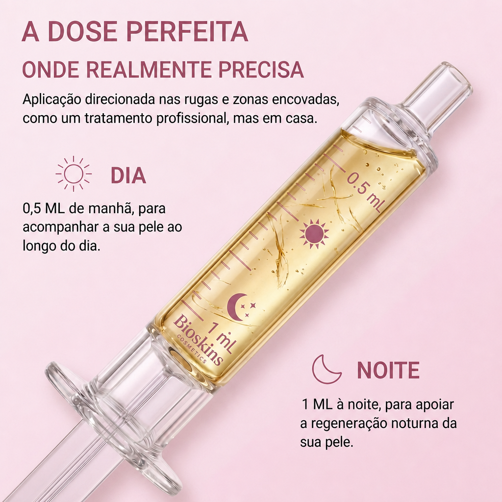 Seringa cosmética — a dose perfeita