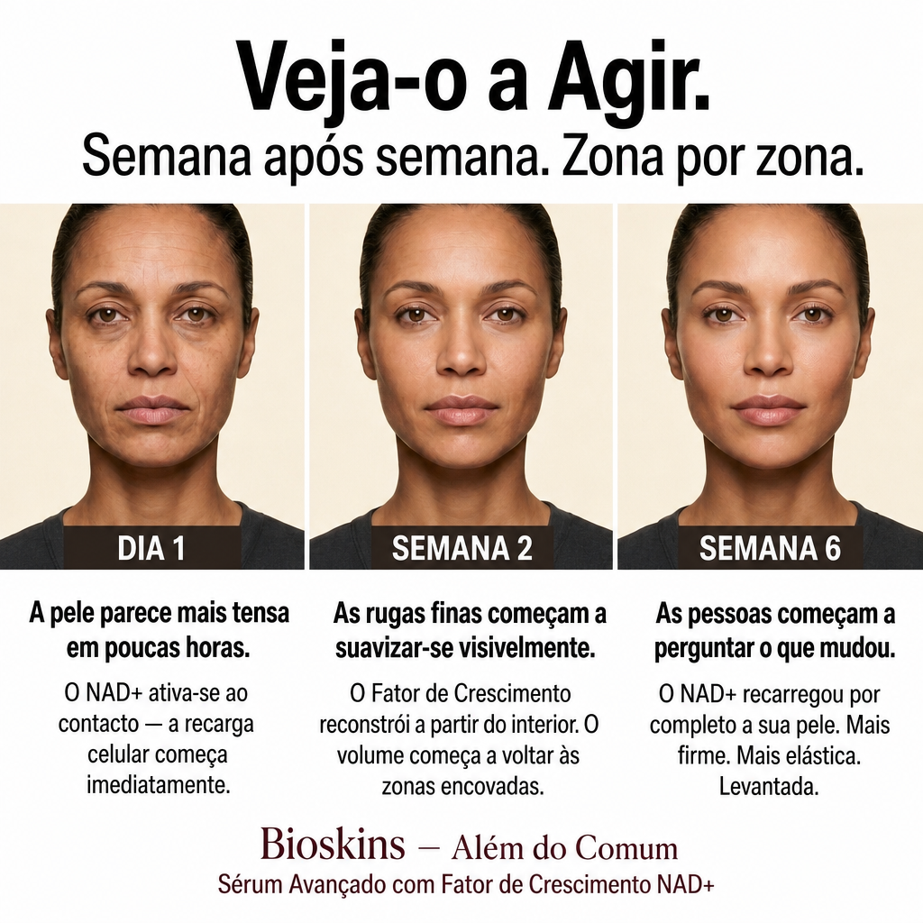 Sérum NAD+ Bioskins — veja-o a agir